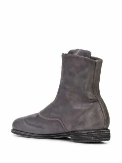 Guidi bottines à fermeture zippée