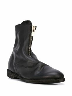 Guidi bottines zippées