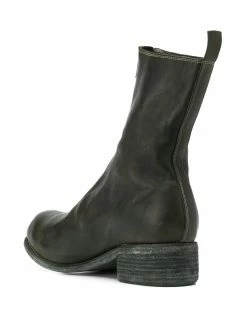 Guidi bottines à fermeture zippée