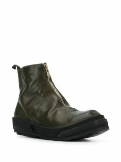 Guidi bottines à fermeture zippée
