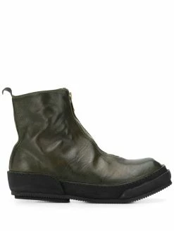 Guidi bottines à fermeture zippée