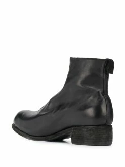 Guidi bottines à fermeture zippée