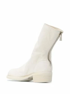 Guidi bottes zippées à design structuré
