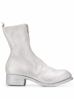 Guidi bottines à fermeture zippée