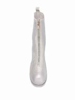 Guidi bottines à fermeture zippée