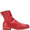 Guidi grained-effect ankle boots