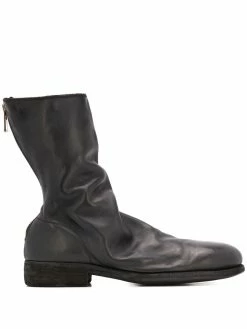 Guidi bottines zippées à l'arrière