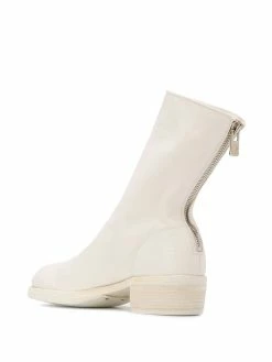 Guidi bottines à fermeture zippée