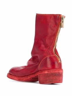 Guidi bottines à effet froissé