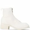 Guidi bottes en cuir à fermeture zippée