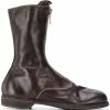 Guidi bottines à fermeture zippé