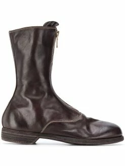 Guidi bottines à fermeture zippé