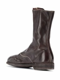 Guidi bottines à fermeture zippé