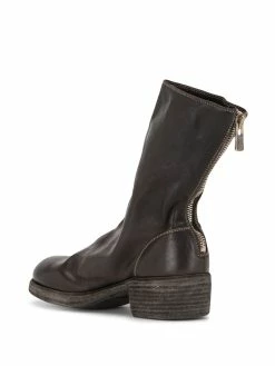 Guidi bottines zippées