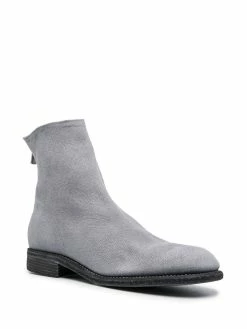 Guidi bottines à fermeture zippée