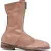 Guidi bottines à fermeture zippée