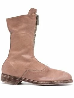 Guidi bottines à fermeture zippée