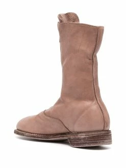 Guidi bottines à fermeture zippée