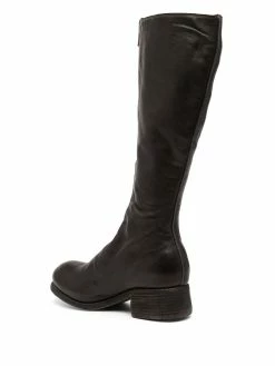 Guidi bottes zippées en cuir