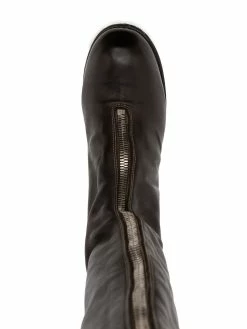Guidi bottes zippées en cuir