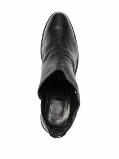 Guidi bottines à talon métallique