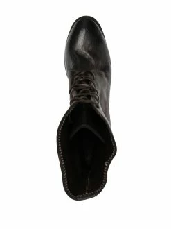 Guidi bottines lacées à plateforme