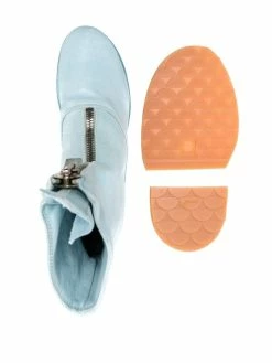 Guidi bottines zippées en cuir