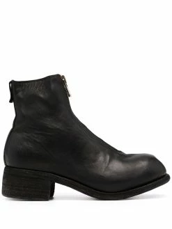Guidi bottines zippées