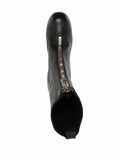 Guidi bottines à fermeture zippée devant