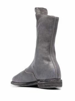 Guidi bottines à fermeture zippée devant