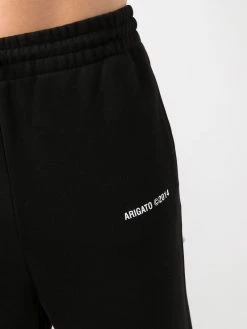 Axel Arigato pantalon de jogging droit à logo imprimé