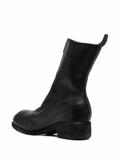 Guidi bottines à fermeture zippée