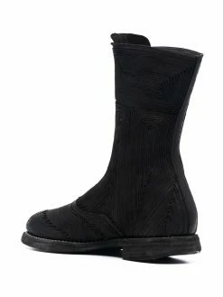 Guidi bottines à fermeture zippée