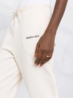 Budget 💯 Axel Arigato Prix Raisonnable Pantalon de jogging évasé à logo imprimé pantalons de survêtement femme 😀 8 Axel Arigato pantalon de jogging évasé à logo imprimé