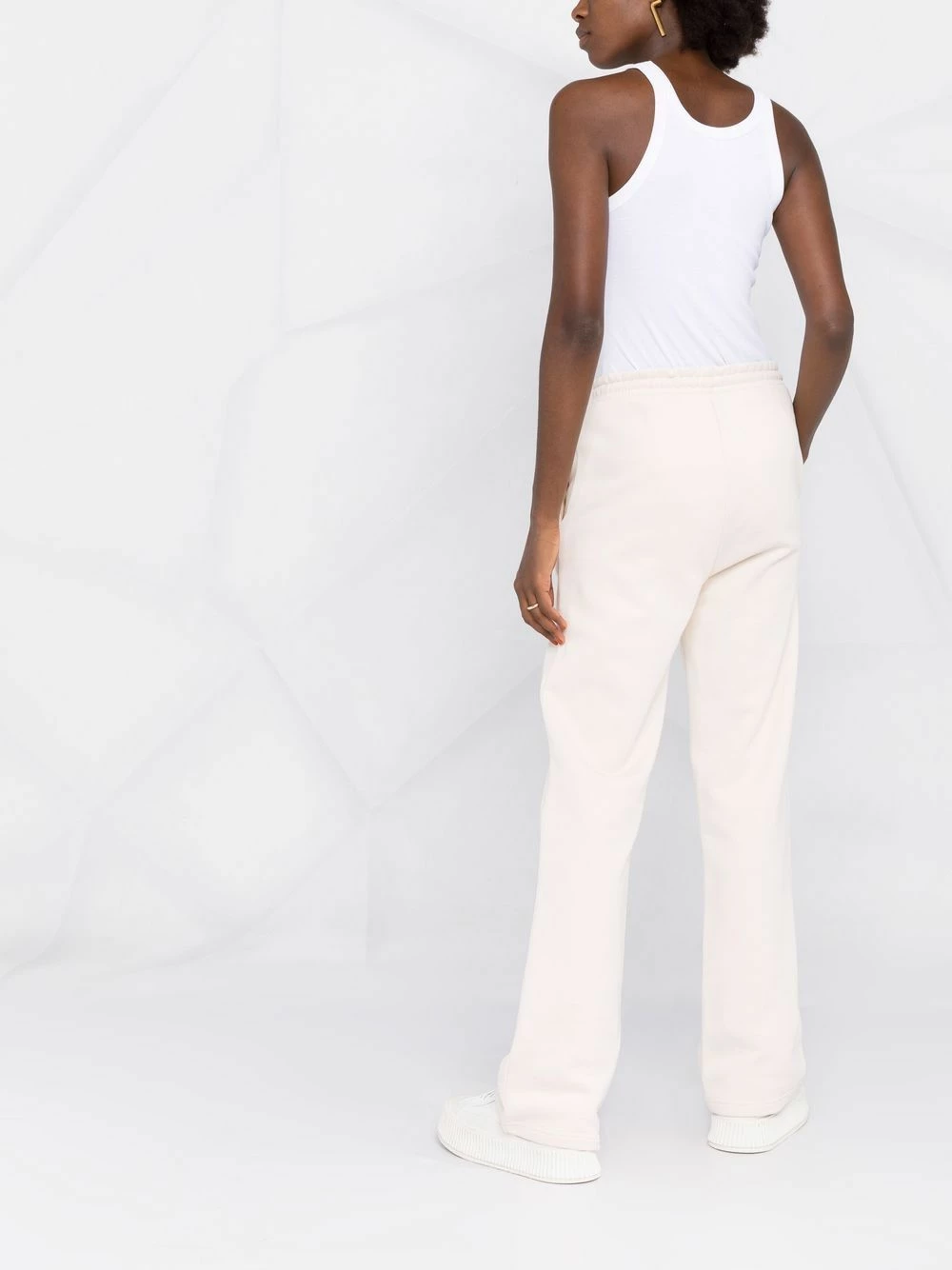 Budget 💯 Axel Arigato Prix Raisonnable Pantalon de jogging évasé à logo imprimé pantalons de survêtement femme 😀 6 Axel Arigato pantalon de jogging évasé à logo imprimé