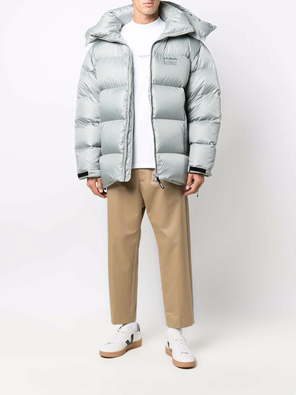 Sortie 🧨 Axel Arigato 50% Off De Vente Doudoune à logo imprimé doudounes & vestes matelassées homme 👍 2 Axel Arigato doudoune à logo imprimé