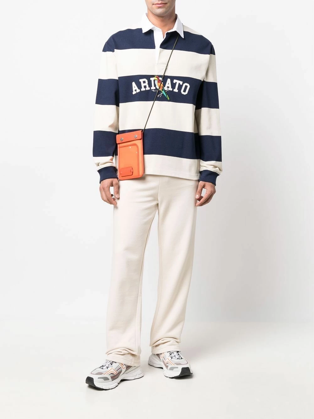 Meilleure vente 💯 Axel Arigato Prix Discount Pantalon de jogging à logo imprimé pantalons de survêtement homme 🧨 2 Axel Arigato pantalon de jogging à logo imprimé