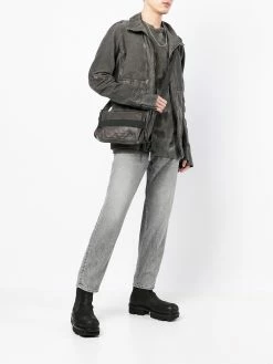 Guidi sacoche en cuir à pochette amovible