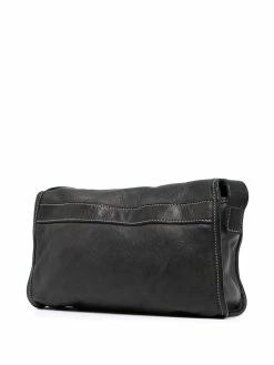 Guidi sacoche en cuir à pochette amovible