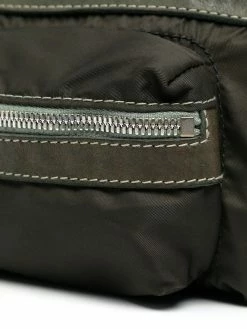 Guidi sac banane à détails en cuir