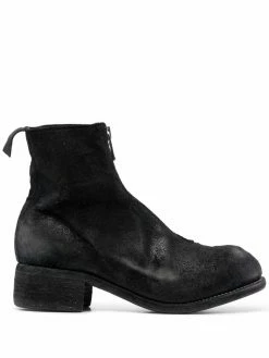 Guidi bottines zippées 45 mm en cuir