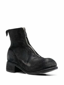 Guidi bottines zippées 45 mm en cuir