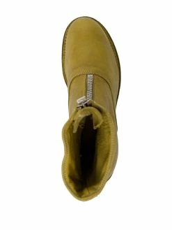 Guidi bottines en cuir à fermeture zippée