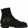 Guidi bottines à fermeture zippée