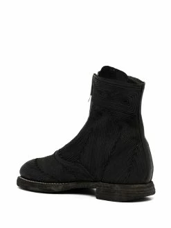 Guidi bottines à fermeture zippée