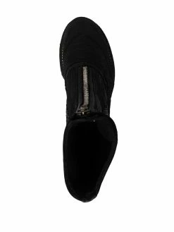 Guidi bottines à fermeture zippée